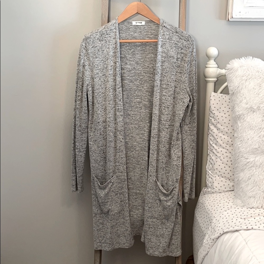 Garage Gray Marled Duster